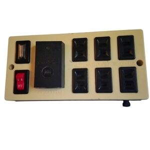 Vintage ELECTICAL FEDTRO OUTLET CONTROL CENTER  CON 6N JAPAN Collectible Clean